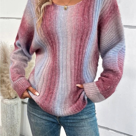New ombre soft king sleeve sweater - Picture 4 of 6